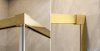 Radaway Idea Gold DWJ drzwi wnękowe 160cm prawe złoty połysk/szkło przejrzyste 387020-09-01R